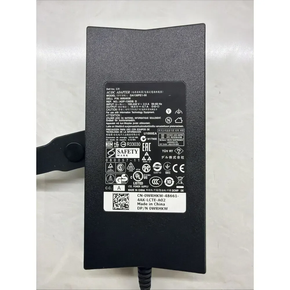 DELL DA130PE1-00 130W 19.5V 6.7A Genuine Original AC Power Adapter Charger A246